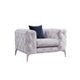 Atelier Del Sofa Silla Alada Gris Claro